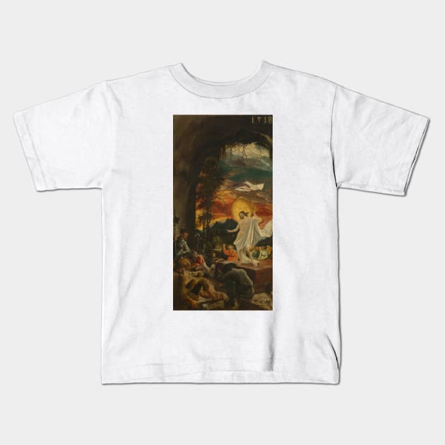 The Resurrection of Christ by Albrecht Altdorfer Kids T-Shirt by Classic Art Stall